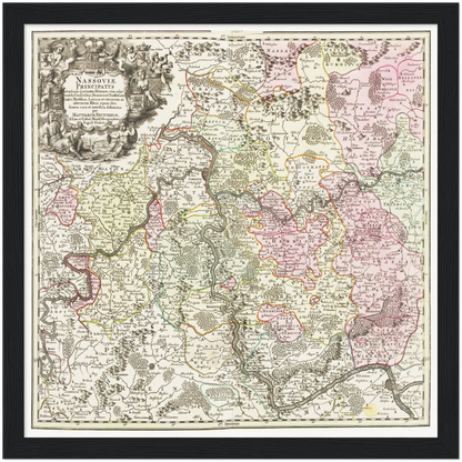 Historical city map  Test product horizontal 3 sizes