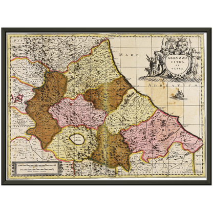 Historical city map  Test product horizontal 3 sizes