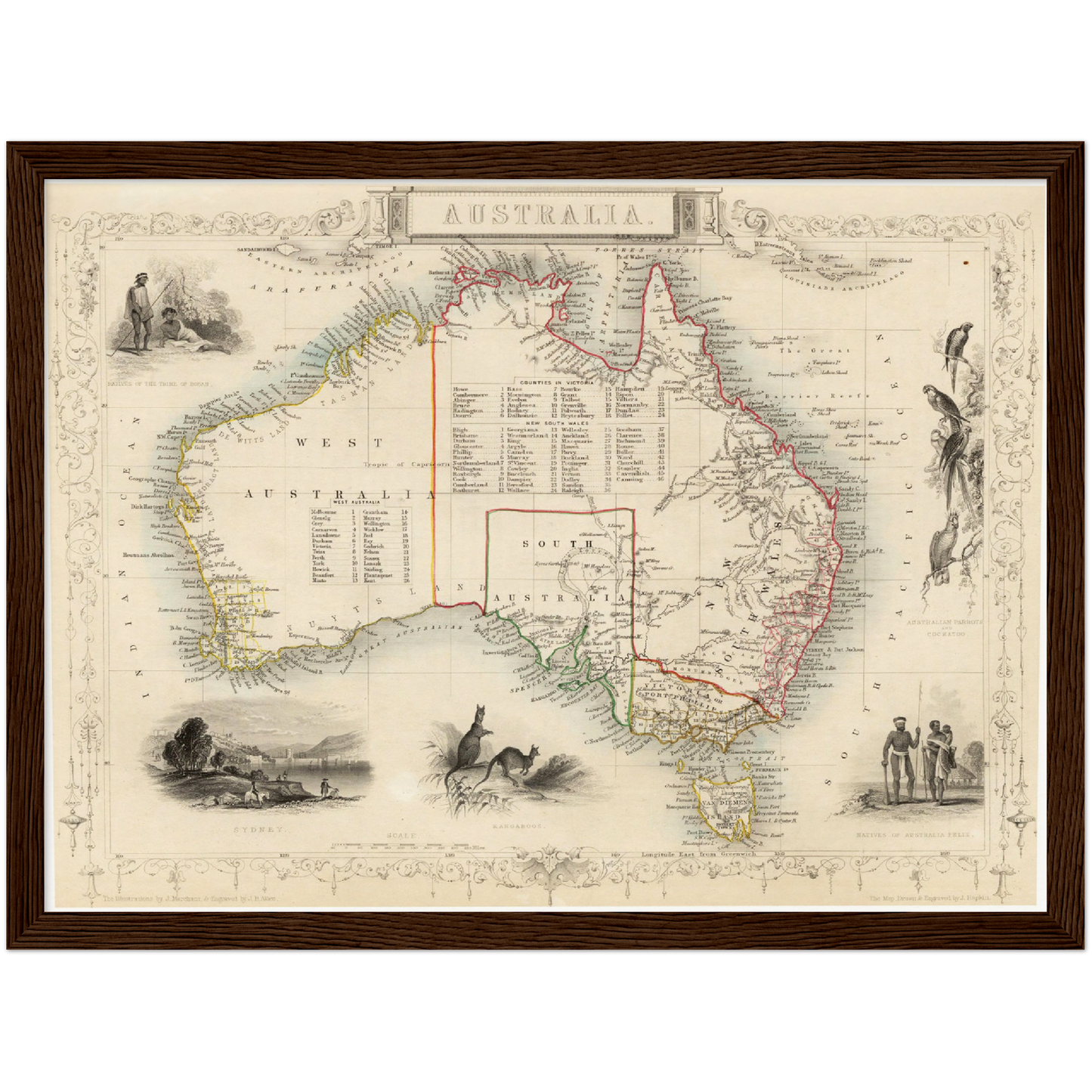 Australien um 1850