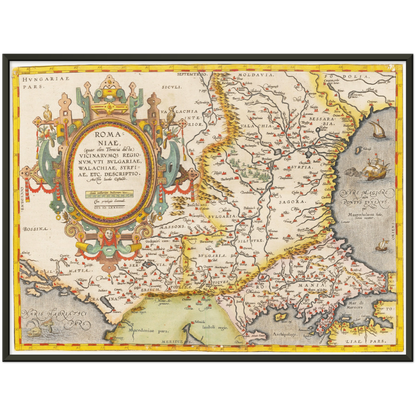 Historical city map  Test product horizontal 3 sizes