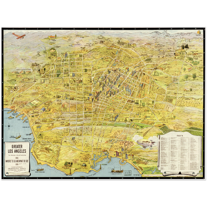 Historical city map  Test product horizontal 3 sizes
