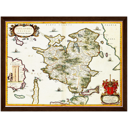 Historical city map  Test product horizontal 3 sizes