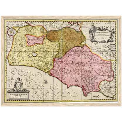 Historical city map  Test product horizontal 3 sizes