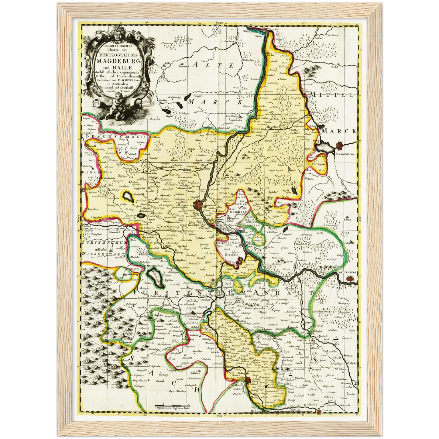 Magdeburg um 1725