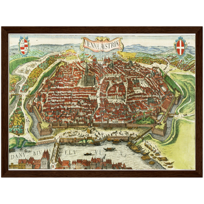 Historical city map  Test product horizontal 3 sizes