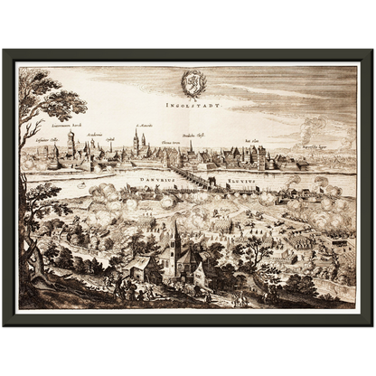 Historical city map  Test product horizontal 3 sizes