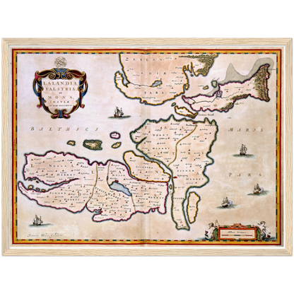 Historical city map  Test product horizontal 3 sizes