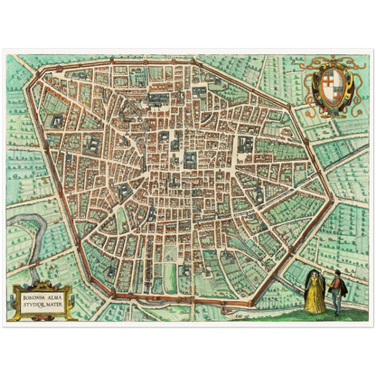 Historical city map  Test product horizontal 3 sizes