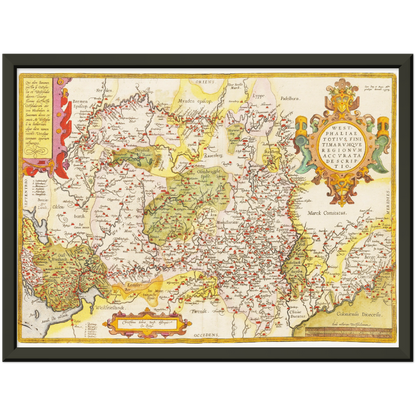 Historical city map  Test product horizontal 3 sizes