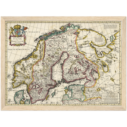 Historical city map  Test product horizontal 3 sizes