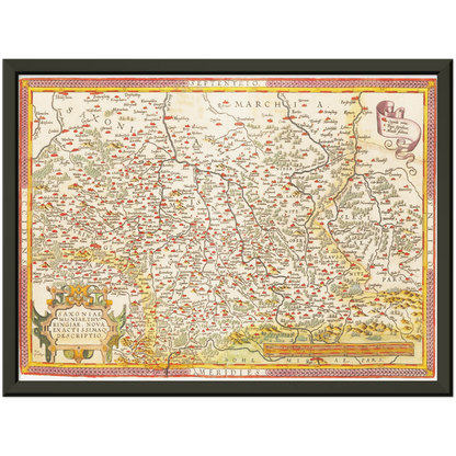 Historical city map  Test product horizontal 3 sizes