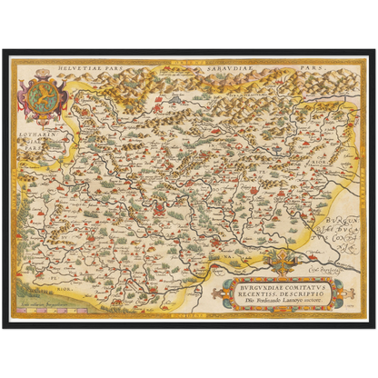 Historical city map  Test product horizontal 3 sizes