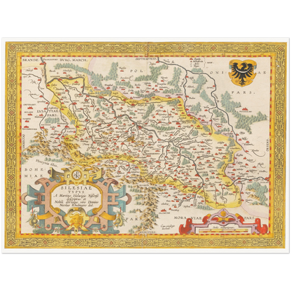 Historical city map  Test product horizontal 3 sizes