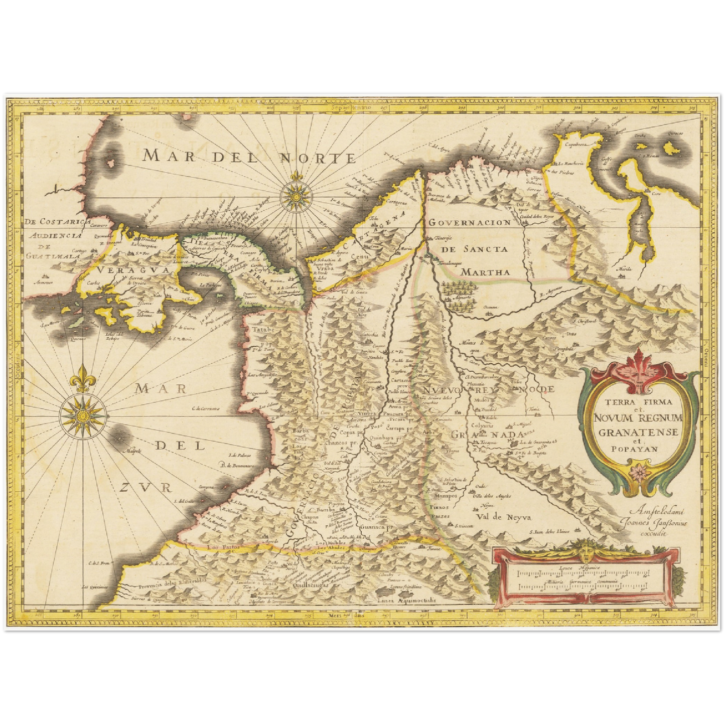 Kolumbien um 1638