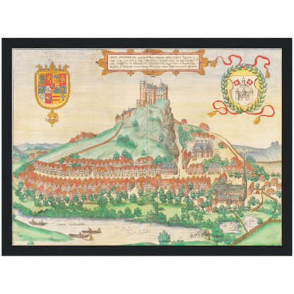 Historical city map  Test product horizontal 3 sizes