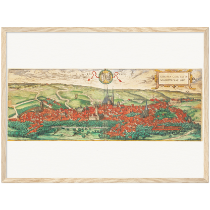 Historical city map  Test product horizontal 3 sizes