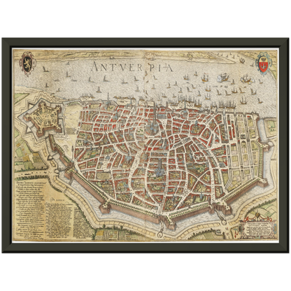 Historical city map  Test product horizontal 3 sizes