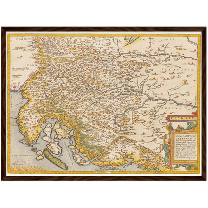 Historical city map  Test product horizontal 3 sizes