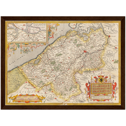Historical city map  Test product horizontal 3 sizes