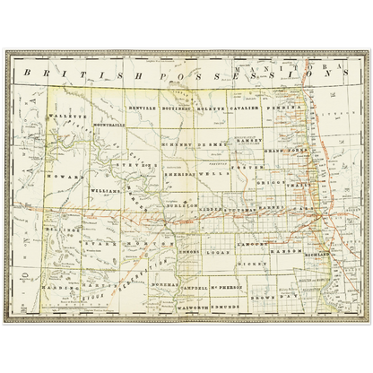 Historical city map  Test product horizontal 3 sizes