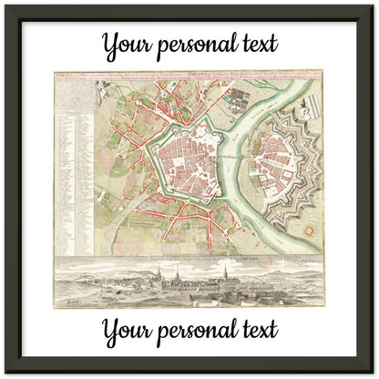 Personalisierte historische deutsche Stadtansichten