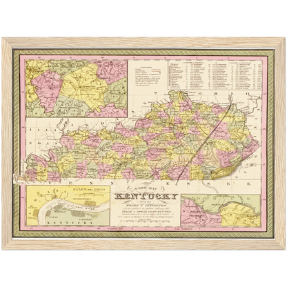 Historical city map  Test product horizontal 3 sizes