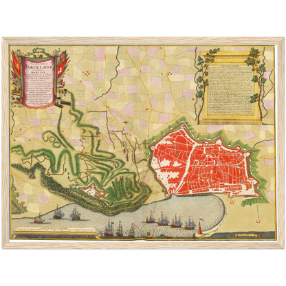 Historical city map  Test product horizontal 3 sizes