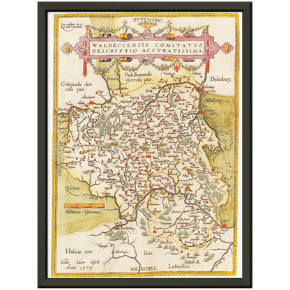 Historical city map  Test product horizontal 3 sizes