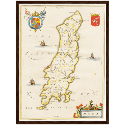 Historical city map  Test product horizontal 3 sizes