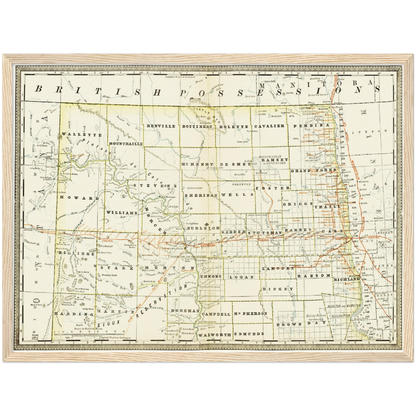 Historical city map  Test product horizontal 3 sizes