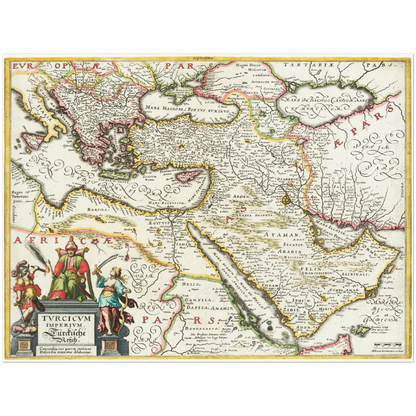 Historical city map  Test product horizontal 3 sizes