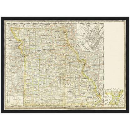 Historical city map  Test product horizontal 3 sizes