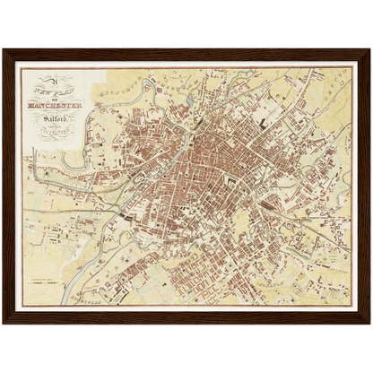 Historical city map  Test product horizontal 3 sizes