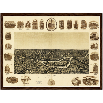 Historical city map  Test product horizontal 3 sizes