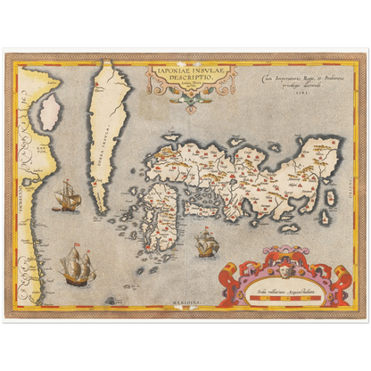 Historical city map  Test product horizontal 3 sizes