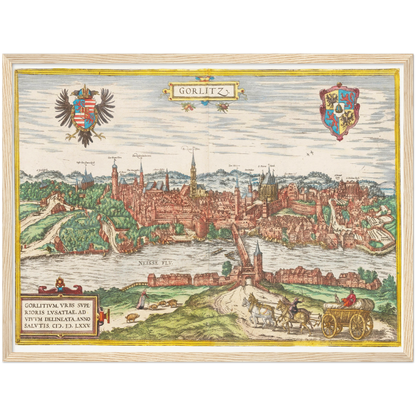 Historical city map  Test product horizontal 3 sizes