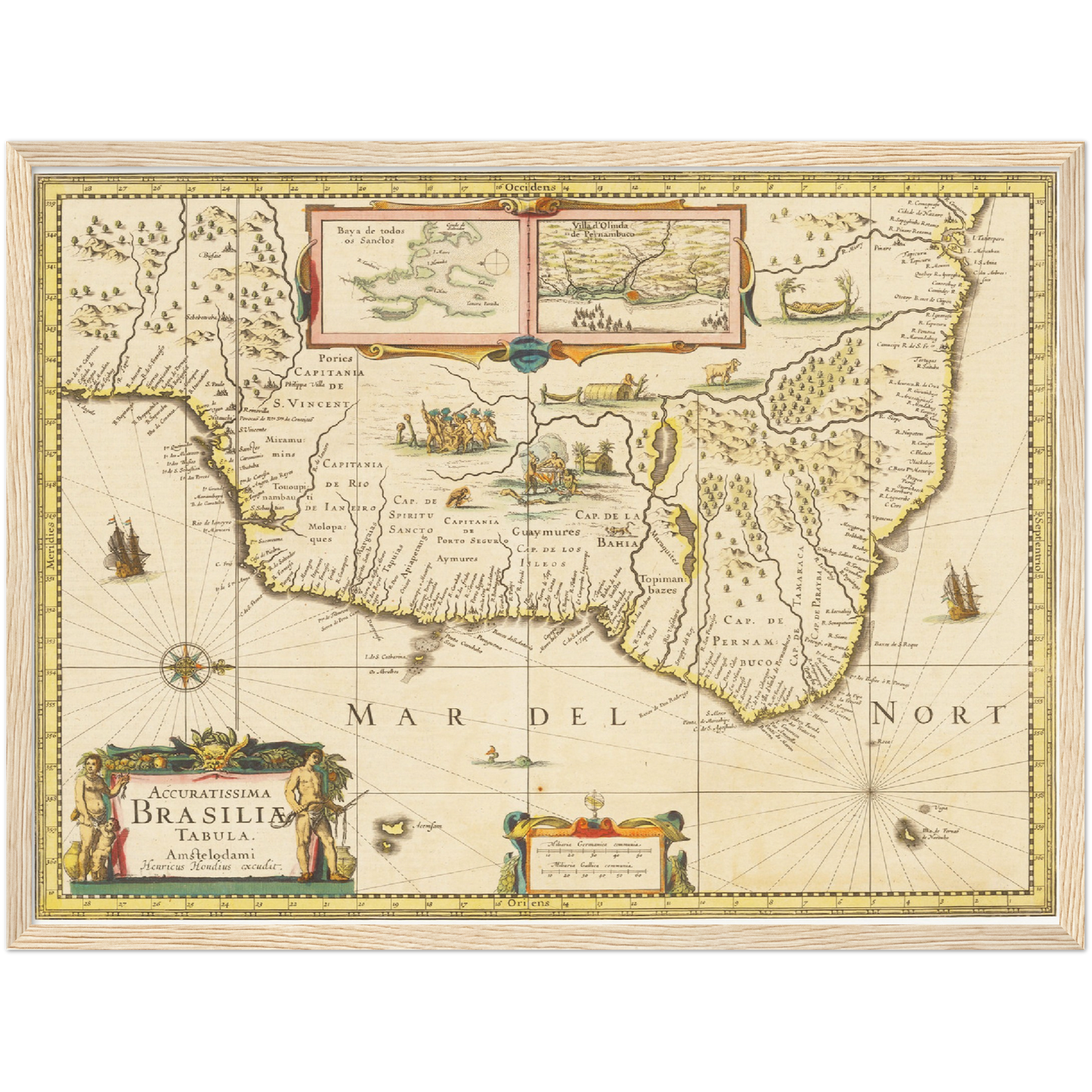 Brasilien um 1638