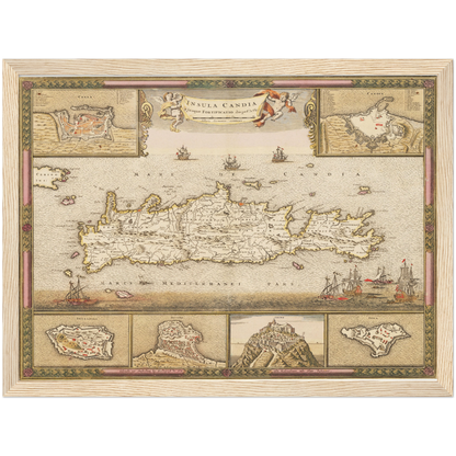 Historical city map  Test product horizontal 3 sizes