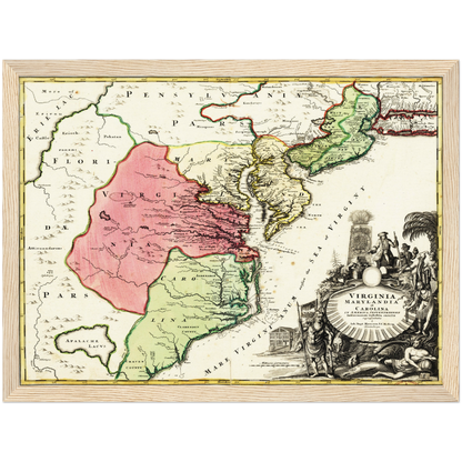 Historical city map  Test product horizontal 3 sizes