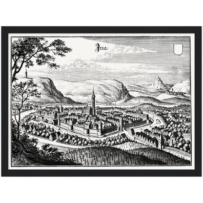 Historical city map  Test product horizontal 3 sizes