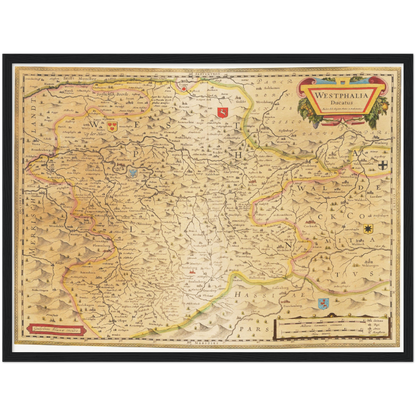 Historical city map  Test product horizontal 3 sizes