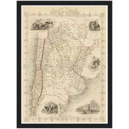 Argentinien & Chile um 1850