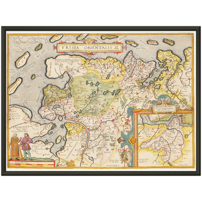 Historical city map  Test product horizontal 3 sizes