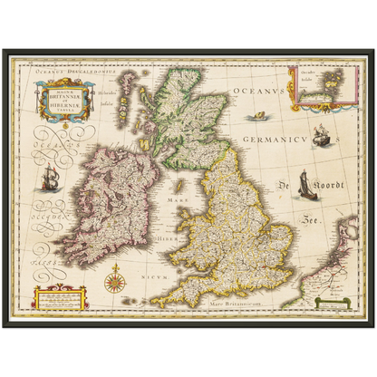 Historical city map  Test product horizontal 3 sizes