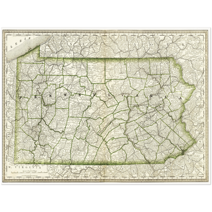 Historical city map  Test product horizontal 3 sizes