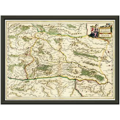 Historical city map  Test product horizontal 3 sizes
