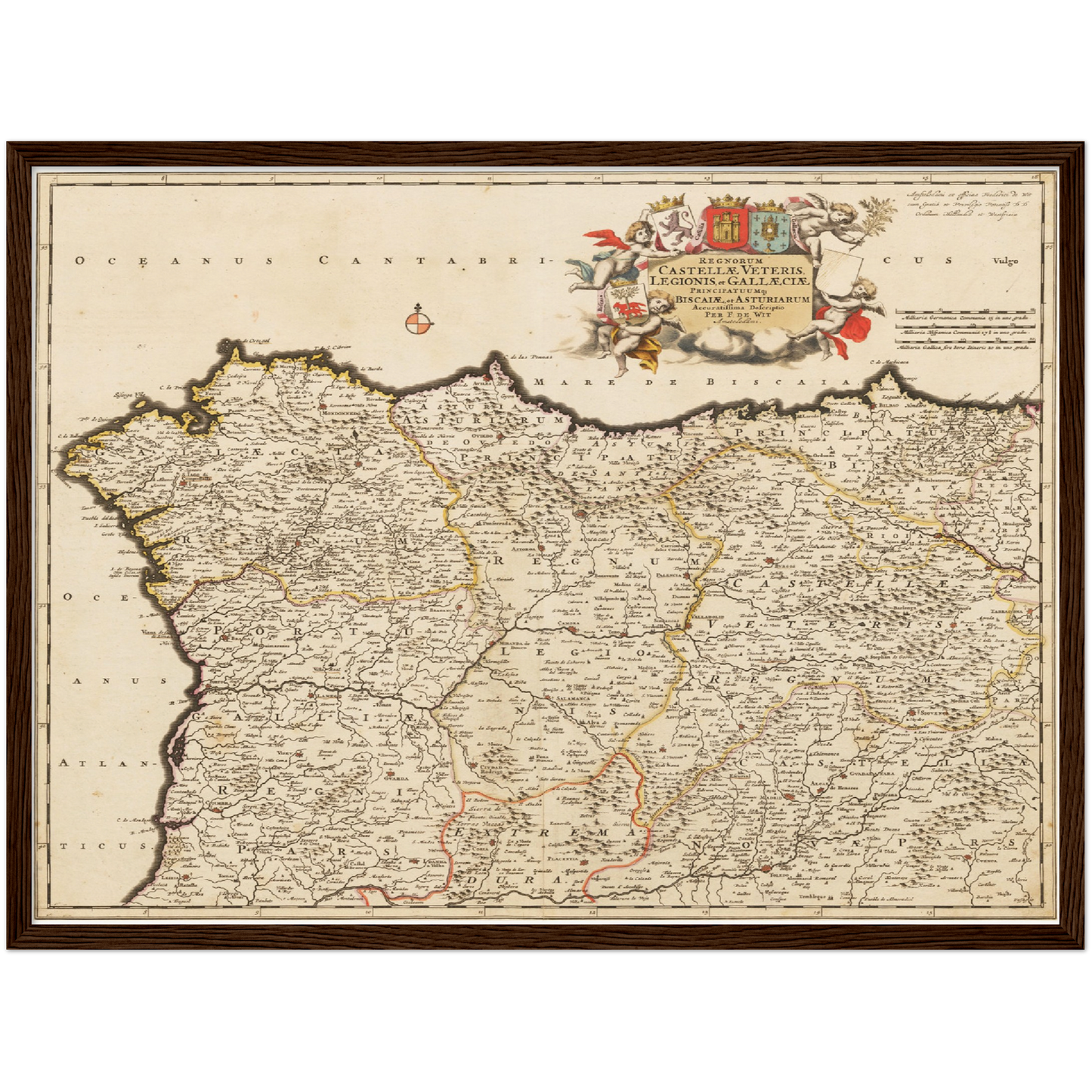 Historical city map  Test product horizontal 3 sizes