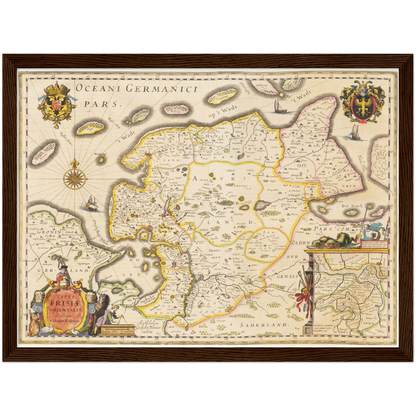 Historical city map  Test product horizontal 3 sizes