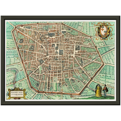 Historical city map  Test product horizontal 3 sizes
