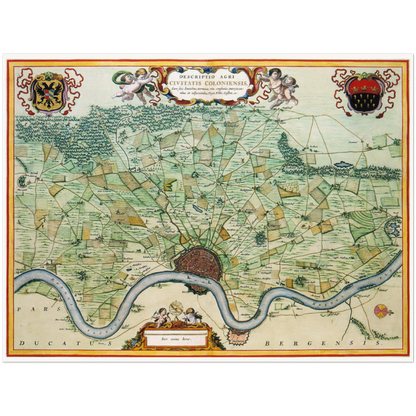 Historical city map  Test product horizontal 3 sizes